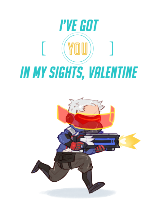 Just a little Overwatch Valentine’s Day card I made in between commissions