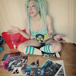 Squeakmachine:  Basking In The Glow Of My Nerd Haul From Yesterday. Some Of Which