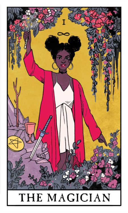 lisasterle:The MagicianAnother card in my Modern Witch series. Workin’ up to finishing the major arc
