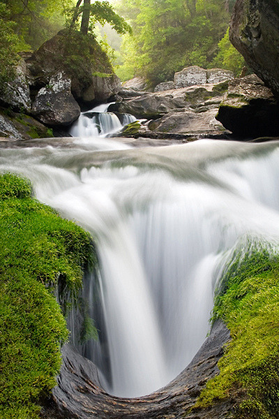 drxgonfly:EVOLUTION RIVER — Cullasaja Gorge, NC (by Light of the Wild) Facebook / Twitter