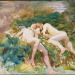 gayartists:Tommies Bathing (1918), John Singer Sargent 