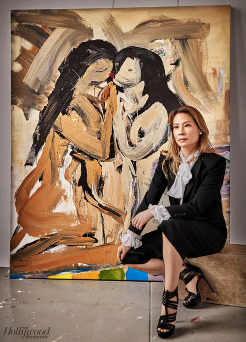 dahliavandare: elementarystan: THR: Inside Lucy Liu’s art studio, exploring “what we cho