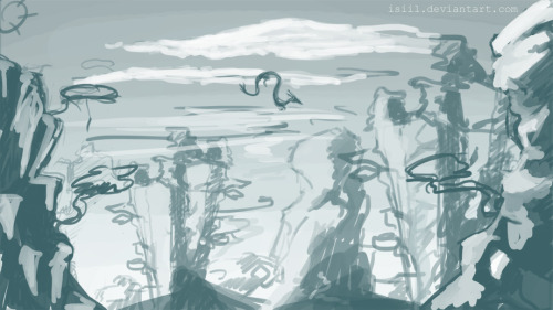 Quelques Essais / Croquis / Recherches Pour L'cole.