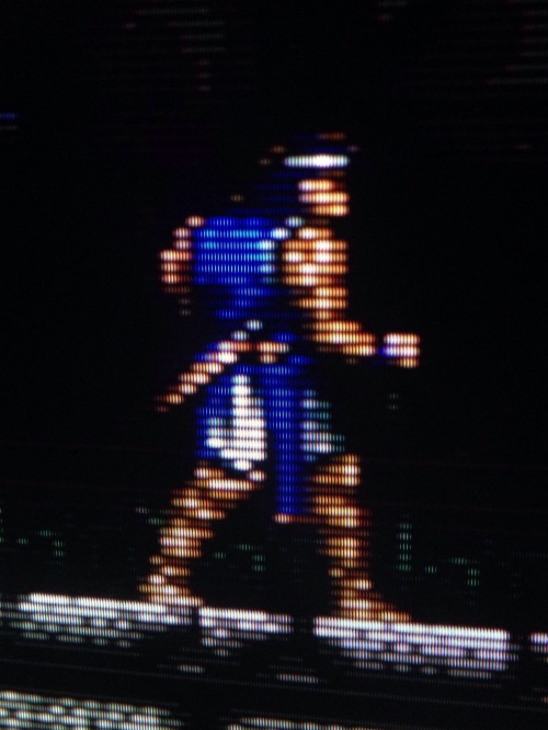 PVM shot of Castlevania: Rondo of Blood emulated on the Wii.
