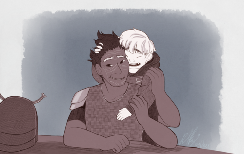sylphee: I got a whole bunch of requests for Garmadon and Lloyd hugs so here’s these c:(tips j