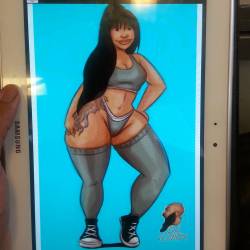 axart:  Thick chicks wit tats… Beautiful sight #axcomix #thickchicks #curvychicks #cartoonized #sexytoons #tatted