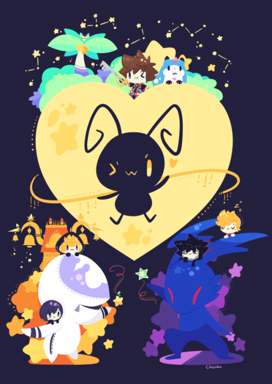 chaobu-draws:  I can finally share my full piece for @kh15thfanzine !  It was a ton of fun being on this project!