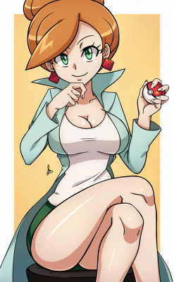 Ninsegado91: Approvedbybunnies:  Professor Juniper - Pokemon View On [Deviantart]