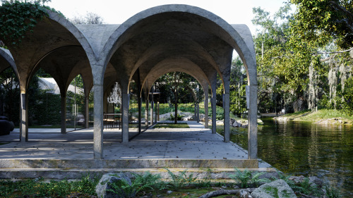 moodboardmix: “House of Four Gardens,” Savannah, Georgia, USA,Marc Thorpe Design