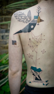 itscolossal:  Tattoos by Expanded Eye 