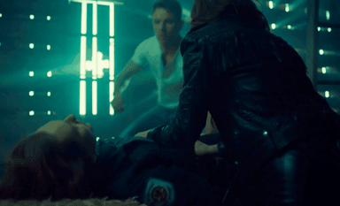 katbarrellgifs:    Nicole Haught - 3x12 ‘ War Paint ‘  