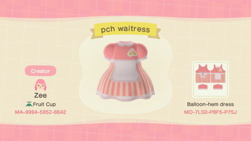 fruitsvillage: fruit themed apron dresses for all the island fruits!