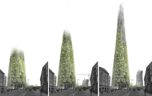 huffpostarts: This Organic Skyscraper Is Designed To Literally Grow As Its Residents Recycle
