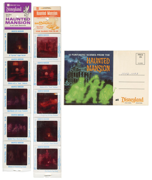 adventurelandia: 1970s Haunted Mansion slides and postcards