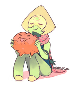 skogurumi:  Peridot and Pumpkin   ♡  ♡  ♡ Happy Halloween to everyone!  