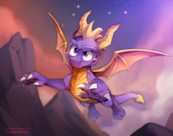 furryartwork:  polarissketches: Fanart of Spyro the Dragonfor the… http://dlvr.it/QjlVl5 More art: https://artworktee.com