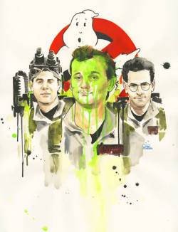 xombiedirge:  Ghostbusters Illustrations by Lora Zombie / Tumblr Part of the travelling art show, ‘Ghostbusters 30th Anniversary’, opening April 19th and ending at SDCC in conjunction with Gallery1988 / Tumblr. 