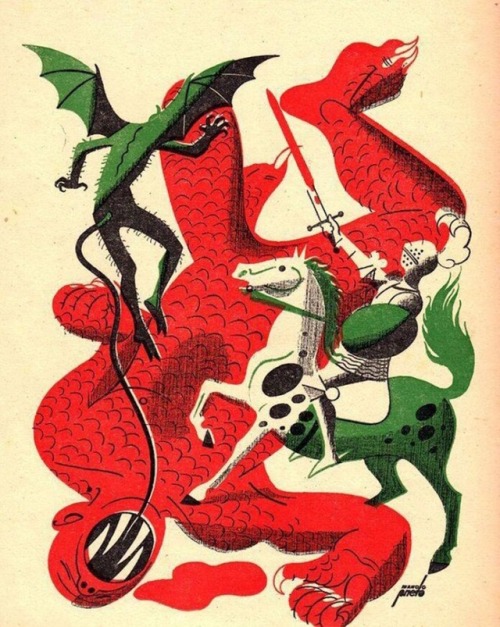 talesfromweirdland:Spanish illustrator, Manolo Prieto (1912-1991).
