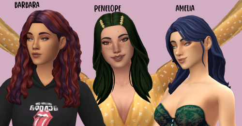 witheringscreations:16 Aladdin-The-Simmer Hairs Recolored in AMPified40 add-on swatches in omicient&
