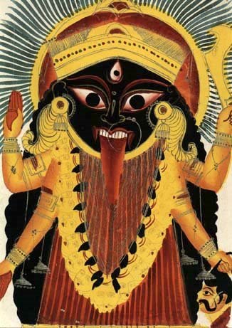 wiccacraeft:  Kali, hindu goddess of destruction
