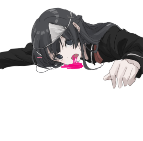 usirome: 血吐き少女（ JK組ハロウィン配信 　youtu.be/erPYvmpt_u4）コミケ受かったのでvtuber等で2冊目標に出せたらいいなと思っています