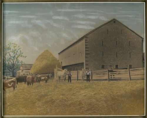 Barn, Unidentified, ca. 1890, Smithsonian: American Art MuseumSize: sight 15 1/8 x 19 ¼ in. (