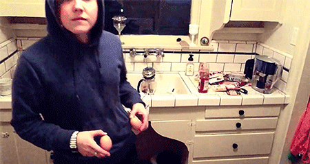 ourdrunkitchen:  Things always get a little weird on My Hungover Kitchens 