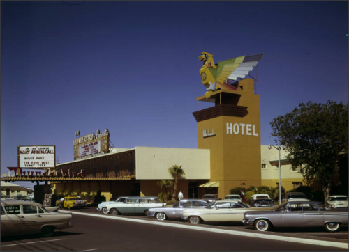 Thunderbird Hotel Entrance, c.1955-1960UNLV Libraries Digital Collections