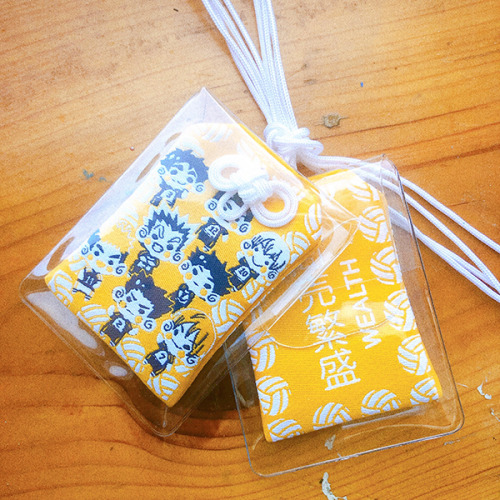 [Shop Link] Haikyuu!! Omamori. May you always be protected. Instagram || Twitter || Shop