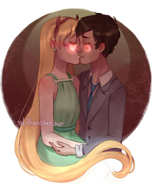 *starco Kiss + Glowing Cheekmarks*