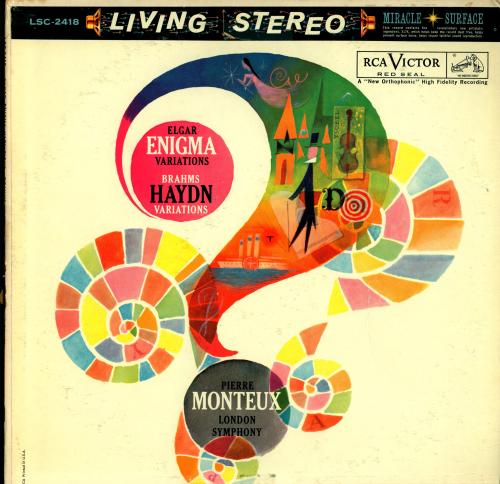 classical-vinyl:Elgar: Enigma VariationsBrahms: Haydn VariationsLondon Symphony, Pierre Monteux, con