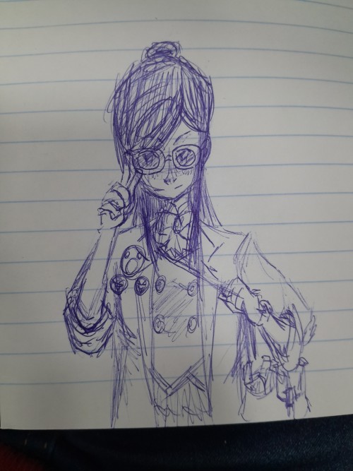 Some Ace Attorney Sketches From College