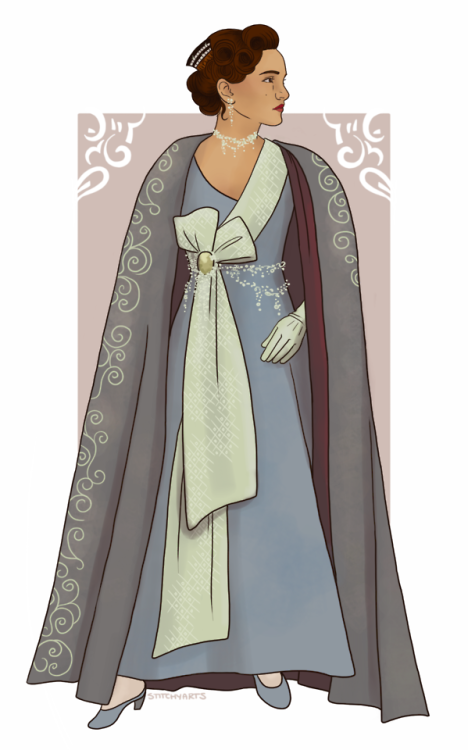 stitchyarts: !!! Here’s the last of Padme’s (and Sabe’s) Phantom Menace costumes reimagined in the 1