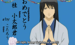 auverse:   June 26 ~ Happy Birthday Katsura Kotaro ♥＼(●´∀｀●)  Happy Birthday to this lovable idiot who even greets himself on his very own birthday xDD 