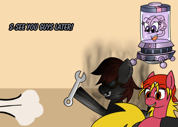 outofworkderpy:  Brainy: (Sigh) I lose so many good test subjects… Dynamo: Nah!