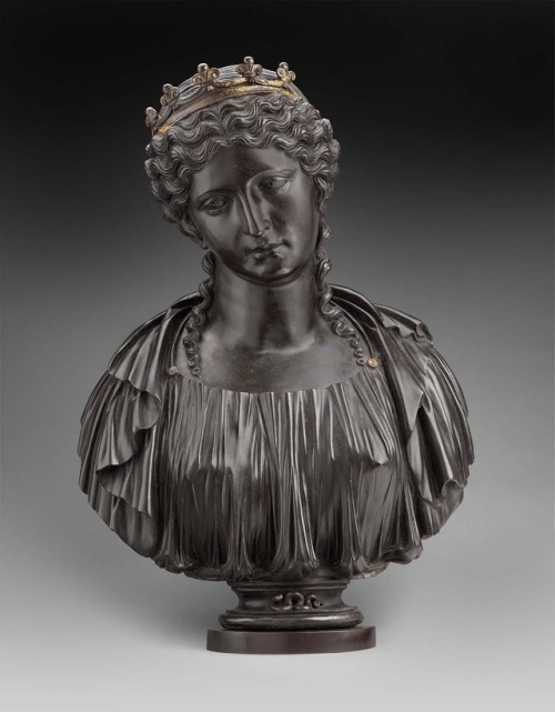 centuriespast:Bust of CleopatraItalian (Mantua)Renaissanceabout 1519–22Pier Jacopo Alari Bonac