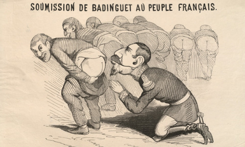 Napoleon III’s submission to the people of France, circa 1870-71