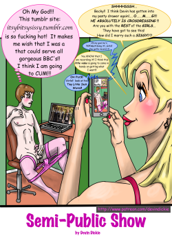 keenlyclarkkently:  deedickie: A little gift for one of my favorite tumblrs : itsybitsysissy!!   dream outing scene.  now you have to own it, sissy (gurl)! 