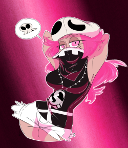 feathers-ruffled:  *low gravely voice*  rnngh Skullface….   skullfuck ;9