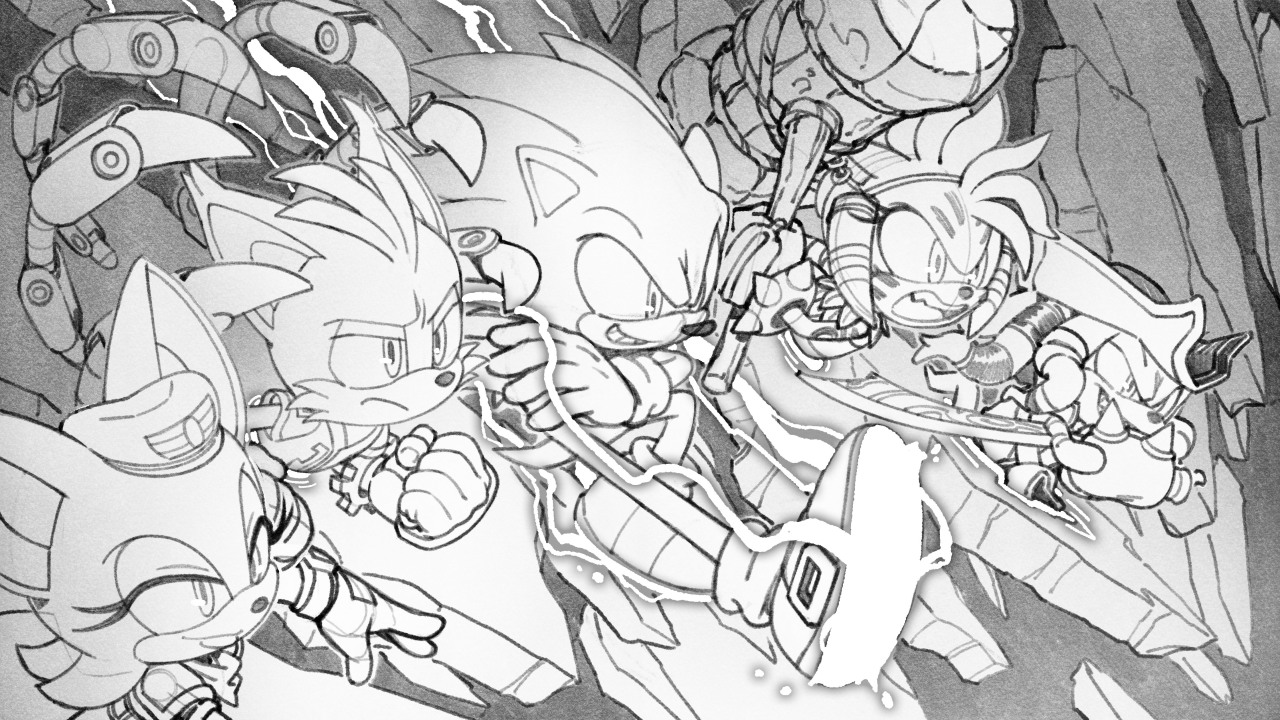 Desenhando e Colorindo o SONIC do SONIC PRIME / Cartoon - On & On