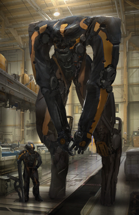 manfrommars2049:Agent Orange by Eddie Mendoza via ImaginaryMechs