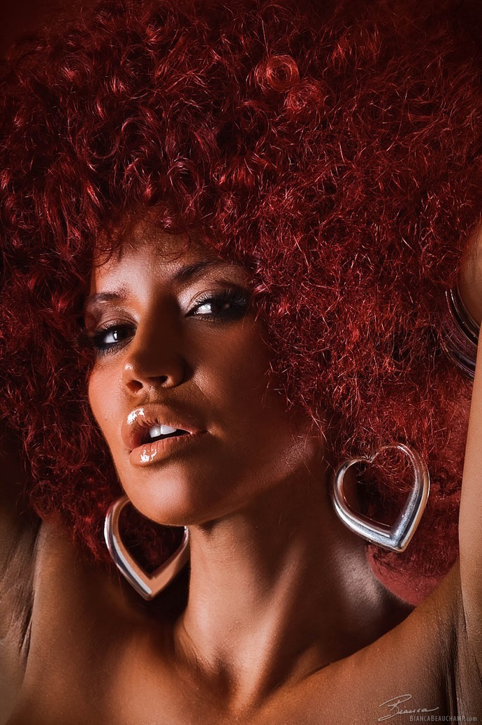 sp23ff:  Bianca Beauchamp: Looking Sexy Rocking A Retro Look! 