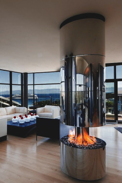 luxeware:    360 Degree Fireplace | Credit