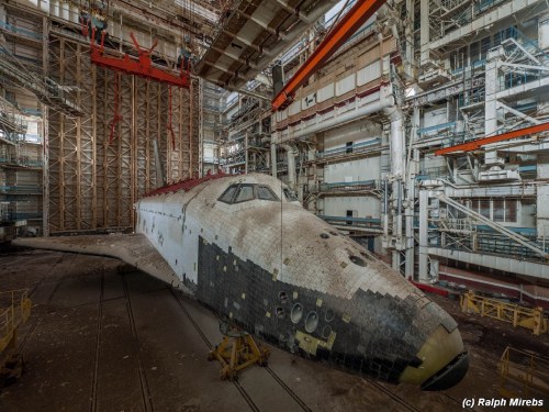 Orbitadores espaciales soviéticos abandonados desde 1991.