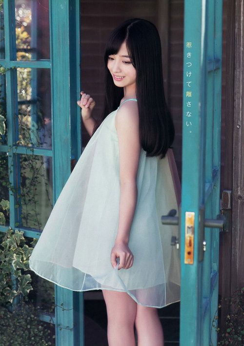 kyokosdog:  Kanna Hashimoto   橋本環奈, Young Animal 2015 No.7