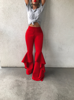 saintlaurentlove:   hanifa staci pants