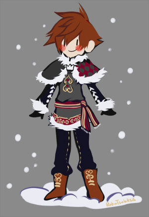 rokutsubasa:  My design for Sora in Arendelle!My poor son is freezing give him more
