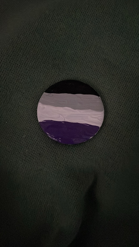 Made An Ace Pin For Pride Month And Then Forgot I Had It So Im Posting It Now.