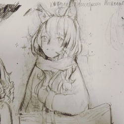 oliviloi:Sketching a little bit during college