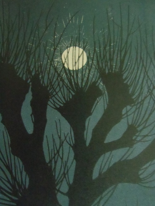 Moon Night   -   Julie de Graag  1920. Dutch,  1877-1924 Colour woodcut on paper,  21.7 x 16.5 cm. 